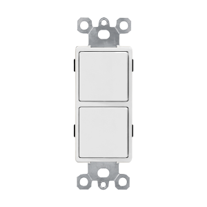 Apagador doble de 36 mm (Línea Lille)